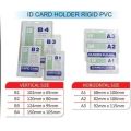 Id Card Case Clear Plastic Id Card Contents 20pcs A1 A2 A3 B1 B2 B5 B3 B4 Full Size Waterproof PVC Document Card Protector Holder. 