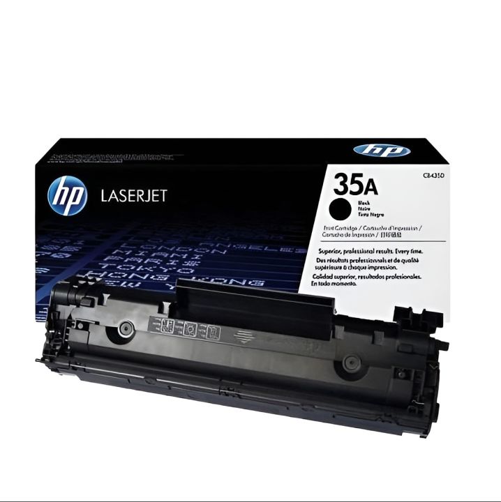 HP 35A Black Original LaserJet Toner Cartridge