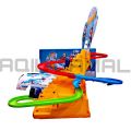 Musical Penguin Stair Climbing Orbit Chasing Race Track Game Set - Playful Roller Coaster Playset with LED Flashing Lights and Music On/Off Button for Toddlers and Kids. 