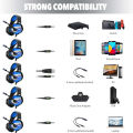 RGB 7.1 Gaming Headphones Wired Gaming Headset With RGB Lights Stereo Surround Voice Noice Cancellation Over Ear Headphones With Mic Soft Earmuffs Easily Compatibility With Nintendo Switch Xbox One PS4 PC & Laptop Headphone - One Click Pick. 