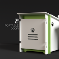 Boxie Pet House | The Modern Cat Castle - White & Wooden. 