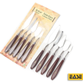 5-Piece Stainless Steel Palette Knife Set - Flexible Spatula Painting Knives for Color Mixing, Spreading, Applying Oil & Acrylic Paint on Canvases, Cake Icing, 3D Printer Removal Tool. 