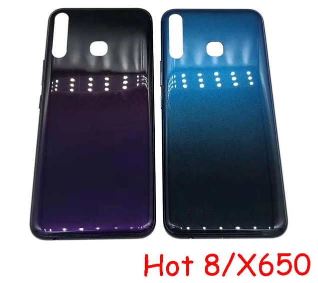 Infinix Hot 8 Back Battery Cover Rear Door Housing Case , Back Panel for Infinix Hot 8