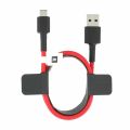 100% Original Xiaomi Mi Braided USB Type C Cable, Xiaomi SJX10ZM USB Type-C to USB-A Charge Sync Braided Cable 1M Red, Mi Type-C Braided Cable Red. 