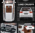 1:24 Scale Model Car Toyota LAND CRUISER LC300 LC200 Prado SUV Alloy Car Model Pull Back Diecast Metal Toy Off-road Vehicle Car Simulation  Model Toy Car With Push Lights Sound Collection Model Car Best Gift for Kids Boys Girls. 