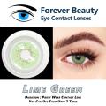 Lime Green COSMETIC COLORED CONTACT LENSES Eye Contact Lenses Forever Beauty / Disposable Lenses / Lense, Eye Lense / Color Lense / Eye Lenses For Girls Women Men. 