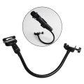 Adjustable Microphone Stand With Desk Clamp 3/8' To 5/8' Screw For Studio Desk Mic Stand Flexible Microphone Stand. 