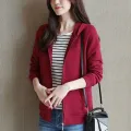 Jaket Perempuan Sweater Women Hoodie Zip Plus Size Baju Sejuk Wanita plain casual long sleeve sweaters zipper winter hoodies woman. 
