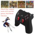 Maegoo PC Controllers Wireless, 2.4G Remote Wireless Game Controller PS3 PC Gamepad Rechargable Joystick with Vibration Shock for Playstation 3 and PC Windows 10 XP 7 8 8.1. 