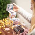 Personalised Pop Up Magic Photo Album Box Best Gift For Birthday aniversary Fathers Day Mothers day Husband Wife and others give-way. 