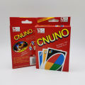 Uno Cards Game Multicolor Laminated Complete 108. 