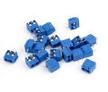 50pcs Kf350-2p 3p 3.5mm 300v 10a Pitch 2 3 Pin Spliceable Plug-In Screw Terminal Block Connector For 24-18 Awg Cable Kf350. 