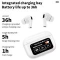 A9 Pro Touch Screen ANC/ENC Wireless Earbuds with Bluetooth 5.4, Double Noise Reduction, Bass Boosted Sound, and Long Battery Life for Android and iOS. 