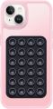 2 Piece Multifunctional Silicone Suction Cup Phone Holder, Anti-Slip Square Mount for Car and Wall Use. 