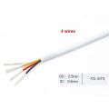 Small multi-core wire 4 core signal copper wire 30AWG PVC Sheathed Cable. 