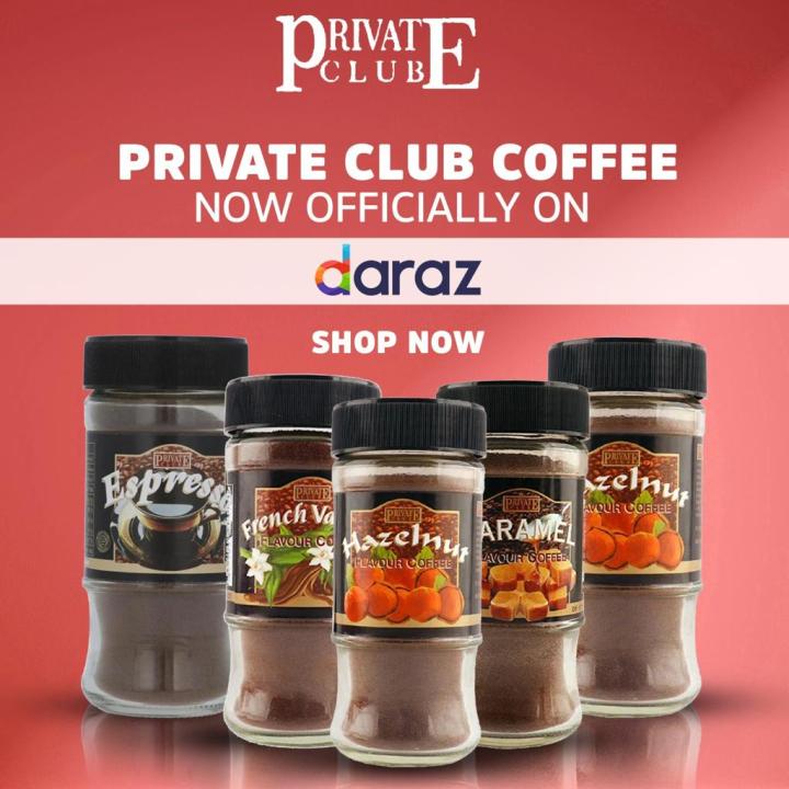 Private Club Flavored Coffee - 50g Imported Made in Indonesia