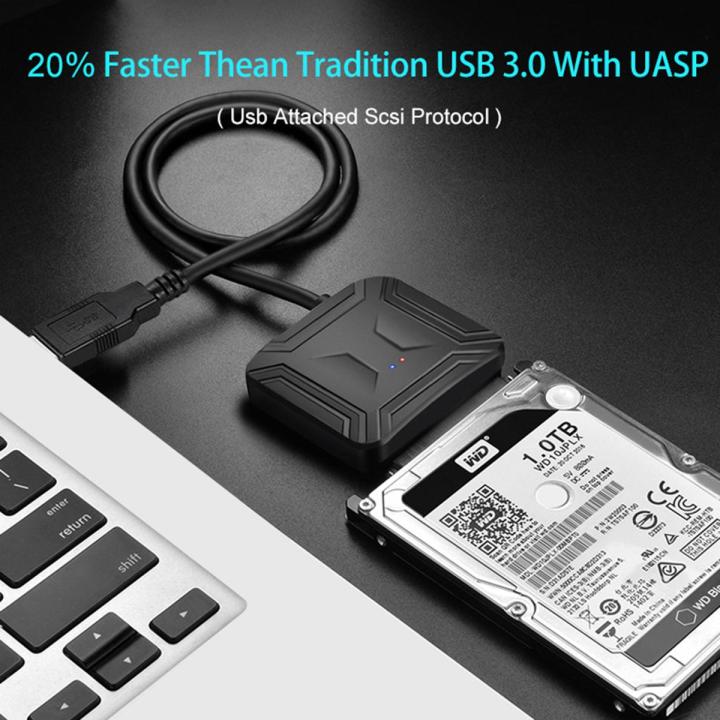 USB 3.0 to Sata 3.5 2.5 Hard Drive Adapter Cable for Samsung Seagate WD HDD SSD