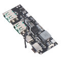 QC4.0 QC3.0 LED Dual USB 5V 4.5A 22.5W Micro/Type-C USB Mobile Power Bank Step Up Fast Quick Charger Circuit Board. 