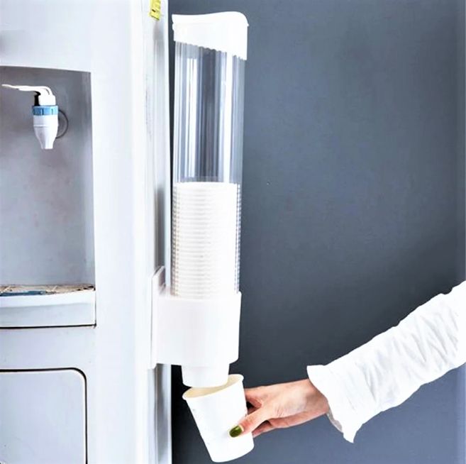 Paper%20Cups%20Dispenser%20Plastic%20Cups%20Holder%20Disposable%20Plastic%20&%20Paper%20Cups%20Holder%20Dustproof%20Free%20Punching%20Paper%20Cup%20Rack%20-%20Image%207