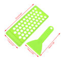 hole red tube filling mold diy lip balm gloss making kit wax pouring tray scraper set 5g mouth filling tray 50. 