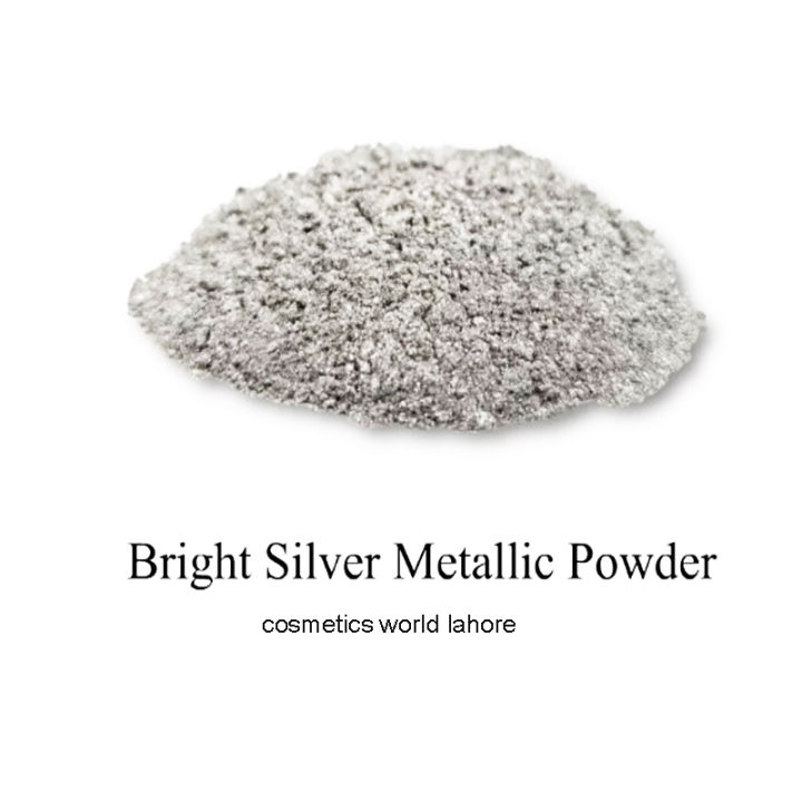 Epoxy Resin Color Bright silver metallic powder 10 grams POWDER Form (Imported)