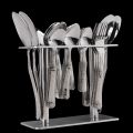 Dinnerware Spoon Set Dining 29 Pcs Stone Design Cutlery Set Wedding Gift Jahaiz Gift. 