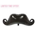 Mustache Foil Balloon Large 35 Inches Big Shape Helium Balloons Birthday Party Pipe To Inflate Included Unbeatable Low Price Guarantee. 