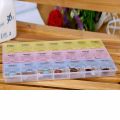 Safdar Mart- Weekly Pill Organizer 3 Times a Day, Travel Friendly Pill Box 7 Day with Large Compartments and Sturdy Design, Portable Medication Reminder for Vitamins /Fish Oils / Supplements (Weekly Pill Organizer 3 Times a Day). 