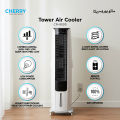 Cherry CR-8000 Tower Air Cooler – Solar Compatible, Low Power Energy Saving, Remote Control & Touch Panel, 6 Speed Silent Fan, Portable AC Cooler, 1 Year Warranty. 