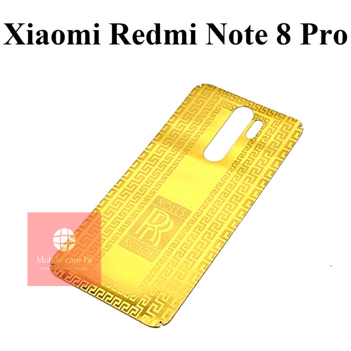 Xiaomi Redmi Note 8 Pro Back Gold 24k Protector For Redmi Note 8 Pro