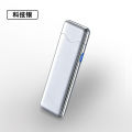 Creative windproof USB electronic fingerprint sensor touch charging double-sided point lighter wholesale 520 factory direct sale. 