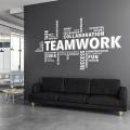 WallsArt Store Teamwork Wall Decal, Teamwork Decal, Office Wall Art, Office Decor, Office Wall Decal, Office Wall Decor, Office Decals, Motivational Art. 