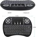 Mini Wireless Keyboard Mouse Combo / 2.4GHz Wireless Mini Keyboard / Rechargeable Controller with Touchpad Mouse Combo / Compatible with Android TV Box, IPTV, HTPC, Smart TV, PC, Smartphones 2.4GHz Wireless Keyboard with Touchpad Rechargeable. 