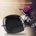 Sunflower 1Pc Baby Stroller Pram Bottom Basket Pushchair Buggy Shopping Storage Case Organizer Bag. 