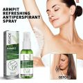 EELHOE Armpit Deodorant Spray Fragrance Refresh Armpit Sweating Deodorizer Underarm Odor Eliminator Body Odor Remover Spray 30ml. 