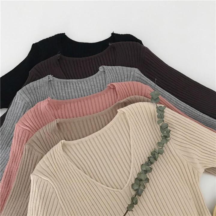 New%20Hot%20Women%20Casual%20Winter%20Retro%20V-Neck%20Knitting%20Tops%20Long%20Sleeve%20Warm%20Sweater%20-%20Image%204