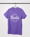Womens barbie T Shirt 0.4 for all age Pink color. 