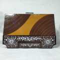 ARSIM Sewing machine wood case sewing machine Wood Cover sewing machine wood box fancy sewing machine box case cover. 
