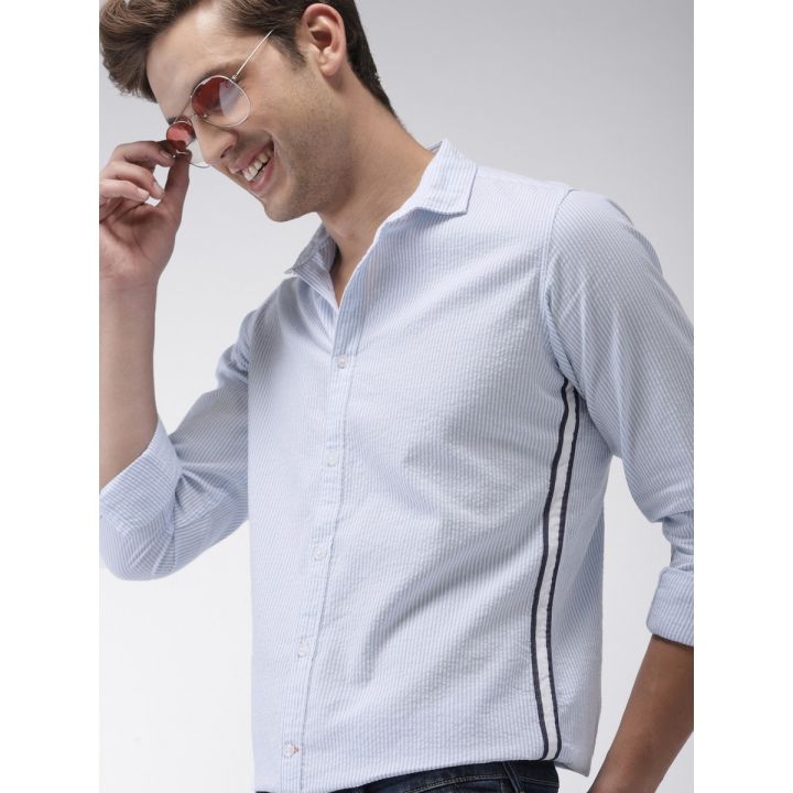YNG Iight Blue  Premium Egyptian Cotton Formal Shirts For Men