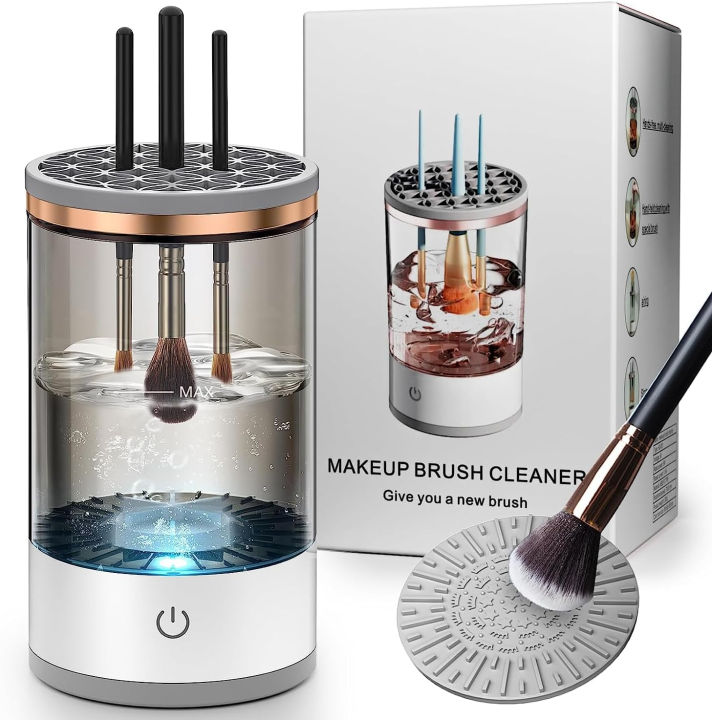 Electric Makeup Brush Cleaner, Automatic Make up Brush Cleaner Machine ...