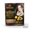 Derma Fine Ultra Whitening 24K Gold Skin Polish Brightener Powder & Skin Shiner Peeling Cream. 