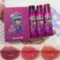 1Set Of Fruity Lip Balm Moisturizing Grape Anti-dry Portable Anti-cracking Lipstick Colored Lip Tint Lips Makeup Cosmetics. 