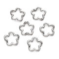 St. kunkka 10Pcs Alloy Bead Frame Retro Flower-Shaped Bead Frame for DIY Jewelry Accessories. 