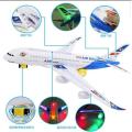 45cm airbus A380 aircraft moving 360° eletric Aeroplane Toys Kids Boy Fancy Electric Airplane Toy With Flashing Light And Sound. 