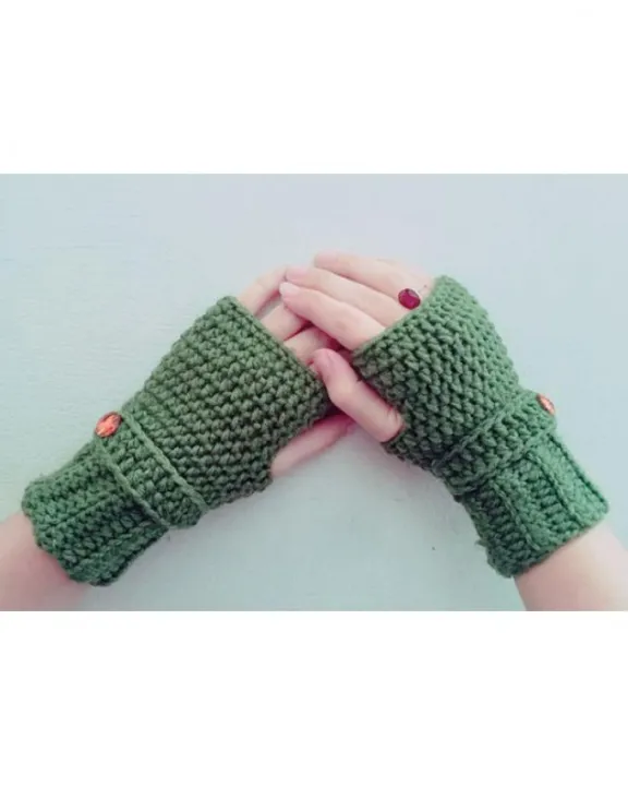 Attractive%20Strip%20Style%20Wool%20Gloves%20for%20Women%20-%20Image%204