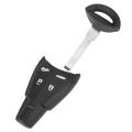 2X Replacement 4 Buttons Keyless Entry Remote Car Key Fob Shell Case Cover and Button Pad with Insert Blade. 