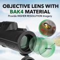 Monocular Telescope - Long-Range 10x42 High Powered Monocular for Bird Watching, Hunting, Sports, and More | Small Monocular for Adults with BAK4 Prism and Wide Field of View. 