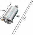 Telescopic Stick Metal Magic Wand Portable Martial Arts Show. 