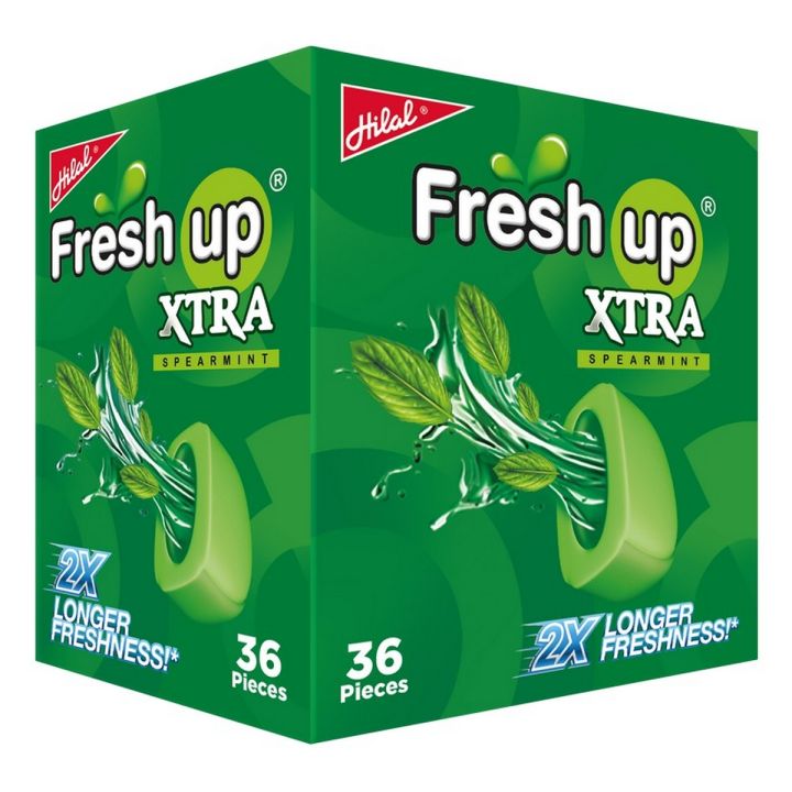 Fresh Up Xtra Spearmint Box (36 Pieces)