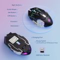 wireless gaming mouse, RGB gaming mouse, Bluetooth mouse, wireless mouse with USB dongle, LED gaming mouse, stylish gaming mouse, ergonomic computer mouse, black gaming mouse, RGB wireless mouse, PC gaming accessories, laptop wireless mouse. 